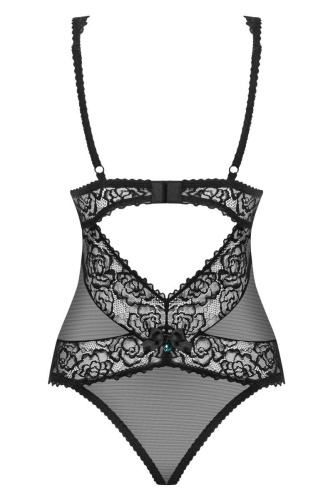 Эффектное полупрозрачное боди с кружевом фото 6 Эффектное полупрозрачное боди с кружевом фото 6