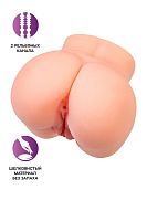 Реалистичный мастурбатор в форме попки с двумя любовными входами