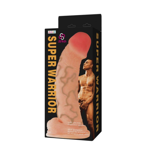 Фаллоимитатор-гигант Super Warrior - 37 см. фото 6
