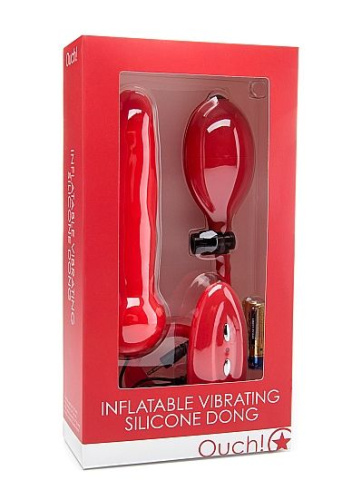 Красный расширяющийся анальный виброплаг - 15,5 см. фото 2 Красный расширяющийся анальный виброплаг - 15,5 см. фото 2