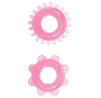 Набор из 2 розовых эрекционных колец SYNERGY TICKLER RING