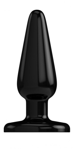 Черный анальный стимулятор Bottom Line - 10,5 см. Черный анальный стимулятор Bottom Line - 10,5 см.