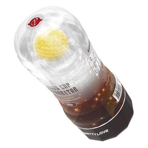 Прозрачный текстурированный мастурбатор Vacuum Cup Masturbator Stellar фото 3