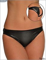 Контактные облегающие трусики-слипы из материала с wet-эффектом