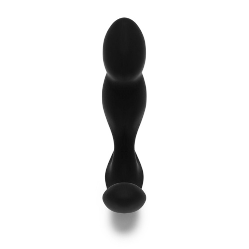 Черный утяжеленный анальный стимулятор Rocker Plug - 12 см. фото 6