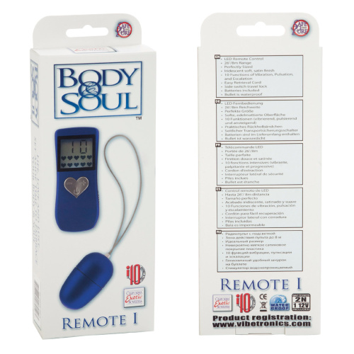 Виброяйцо синее BODY&SOUL Remote I фото 2