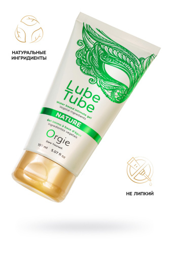 Интимный гель на водной основе Lube Tube Nature - 150 мл. фото 2