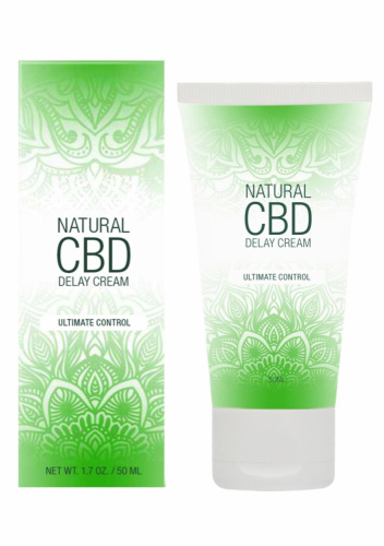 Крем-пролонгатор Natural CBD Delay Cream - 50 мл. Крем-пролонгатор Natural CBD Delay Cream - 50 мл.