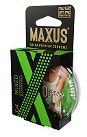 Презервативы в пластиковом кейсе MAXUS AIR Mixed - 3 шт.