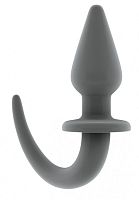 Серая анальная пробка SONO №8