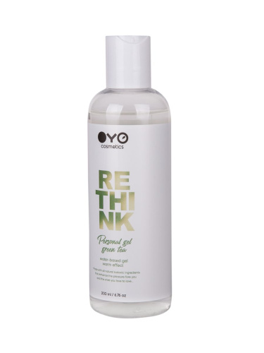 Увлажняющий гель на водной основе с согревающим эффектом OYO Personal Gel Green Tea - 200 мл. фото 2