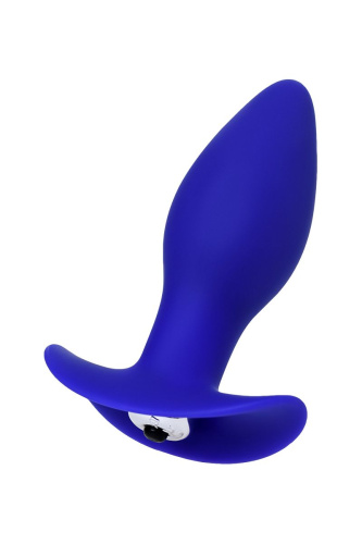 Синяя анальная вибровтулка Fancy - 10,7 см. фото 2 Синяя анальная вибровтулка Fancy - 10,7 см. фото 2