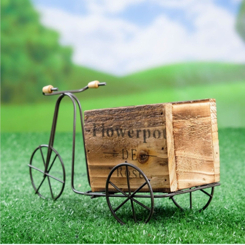 Кашпо-велосипед (23х8х12 см) фото 3