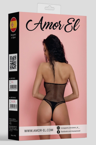 Пикантное сетчатое боди на молнии фото 4