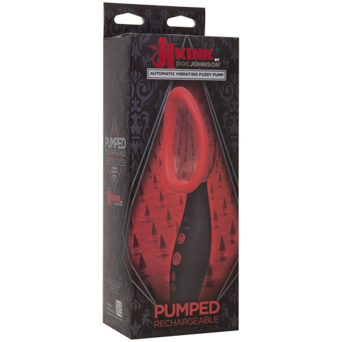 Автоматическая женская вибропомпа Kink Pumped echargeable Automatic Vibrating Pussy Pump фото 2