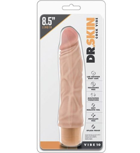 Телесный вибратор-реалистик Cock Vibe 10 - 21,6 см. фото 2