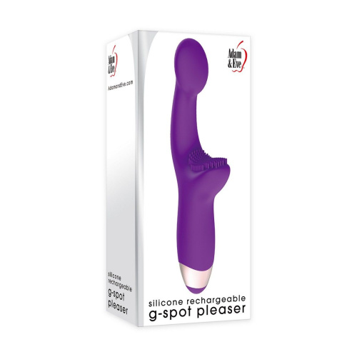 Фиолетовый массажёр для G-точки G-Spot Pleaser - 19 см. фото 4