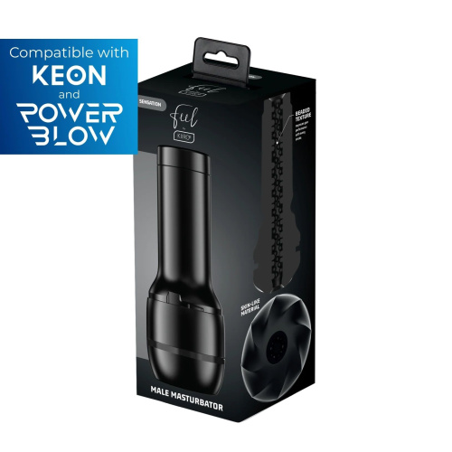 Черный мастурбатор FeelSensation Stroker фото 6