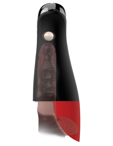 Мастурбатор в колбе с вибрацией Fuck-O-Matic Pro XL фото 3