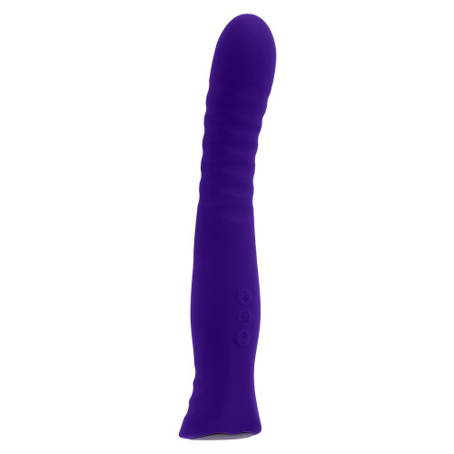 Фиолетовый вибростимулятор Trixxxie - 22,2 см. фото 3