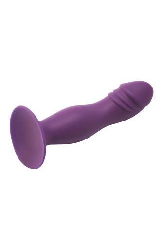 Фиолетовый фаллоимитатор Pleasure Dildo - 14,6 см. фото 4