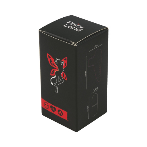 Фиолетовая силиконовая насадка на палец с вибропулей фото 4