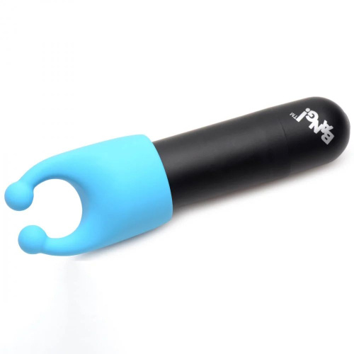 Вибропуля с 4 эластичными насадками Rechargeable Bullet With 4 Attachments фото 4