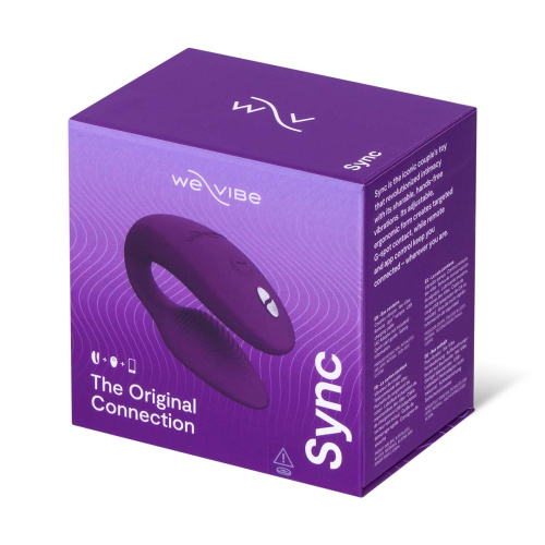 Фиолетовый вибратор для пар We-Vibe Sync 2 фото 6