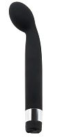 Чёрный G-стимулятор с вибрацией Scarlet G - 21 см.
