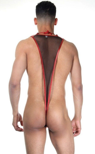 Сексуальное мужское боди с блестящими элементами фото 2 Сексуальное мужское боди с блестящими элементами фото 2