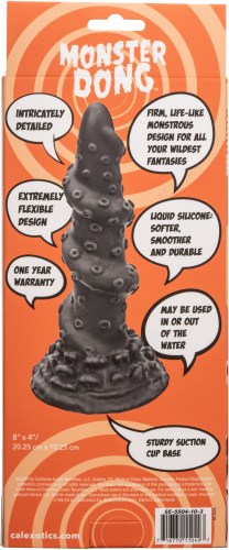 Черный фантазийный фаллоимитатор The Kraken - 20,2 см. фото 3 Черный фантазийный фаллоимитатор The Kraken - 20,2 см. фото 3