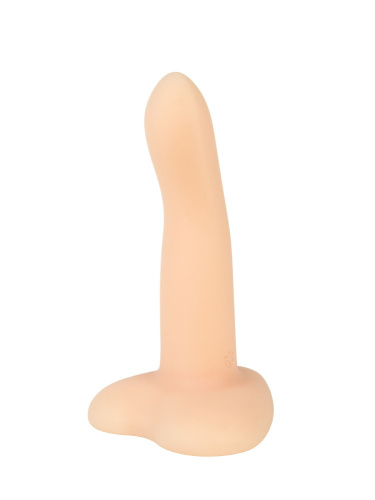 Телесный нереалистичный дилдо Emotional на присоске - 13 см.