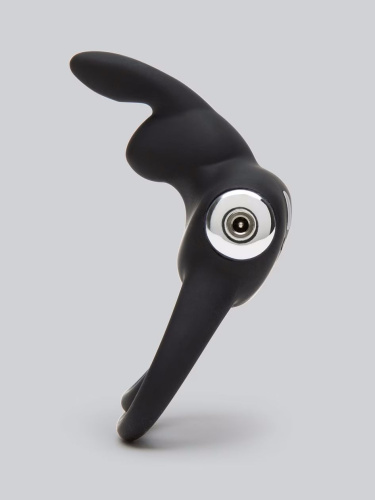 Черное эрекционное виброкольцо Happy Rabbit Cock Ring фото 2