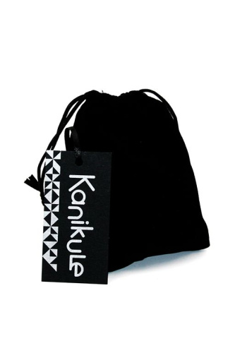 Золотистая алюминиевая анальная пробка с прозрачным кристаллом - 7 см. фото 3