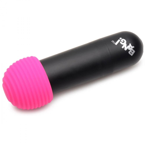 Вибропуля с 4 эластичными насадками Rechargeable Bullet With 4 Attachments фото 5