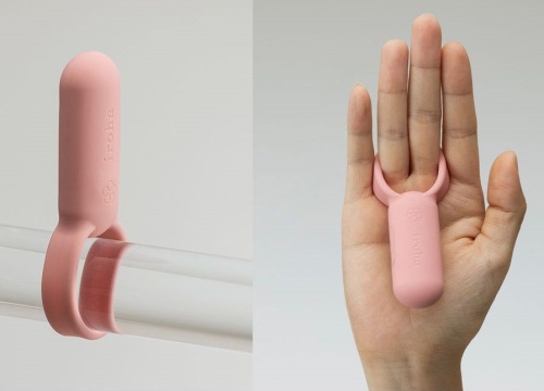 Коралловое эрекционное кольцо Iroha SVR Coral Pink фото 6