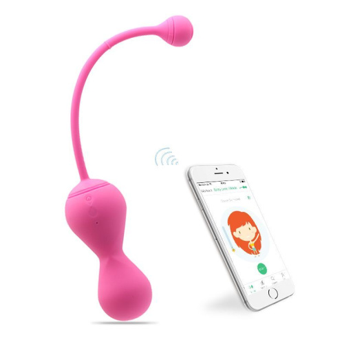 Подарочный набор: розовый тренажер Кегеля MAGIC KEGEL MASTER 2 и фиолетовые менструальные чаши фото 3