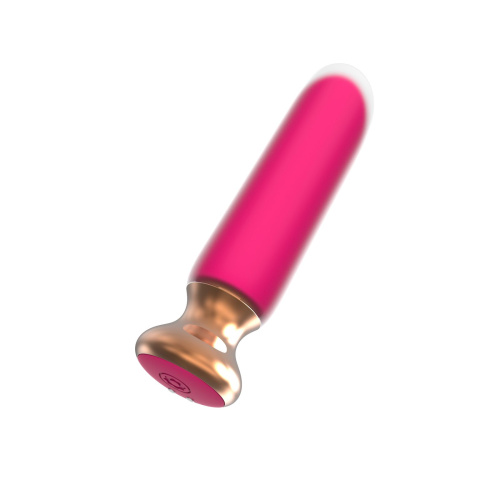 Розовый перезаряжаемый мини-вибратор - 12 см. фото 7