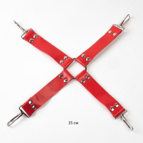 Красный БДСМ-набор «Оки-Чпоки» из 11 предметов фото 8