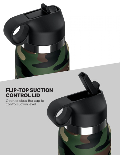 Мастурбатор в камуфляжной колбе Fap Flask фото 5