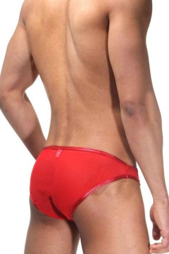 Мужские трусы-слипы с блестящей окантовкой фото 2 Мужские трусы-слипы с блестящей окантовкой фото 2