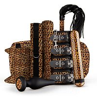 Стильный БДСМ-набор Gato 8-piece Set в анималистическом дизайне