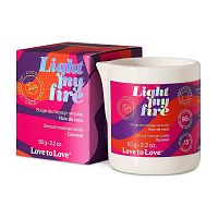 Массажная свеча Light My Fire Coconut с ароматом кокоса - 65 гр.