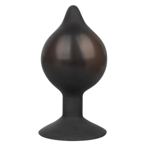 Расширяющаяся анальная пробка со съемным шлангом Medium Silicone Inflatable Plug - 10,75 см. фото 6