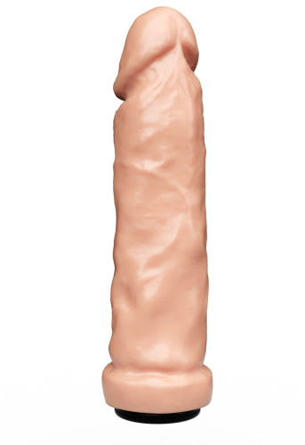 Фаллическая гелевая насадка для трусиков Харнесс - 20 см.