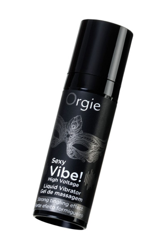Гель для массажа ORGIE Sexy Vibe High Voltage с эффектом вибрации - 15 мл. фото 3