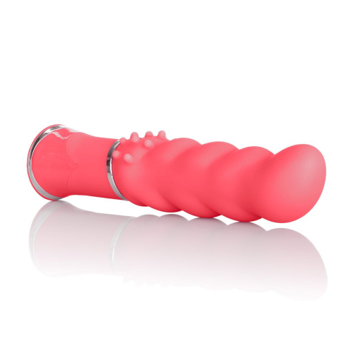 Розовый вибромассажер Power Play Power G - 11,5 см. фото 4