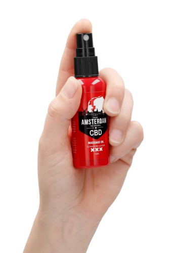 Стимулирующее массажное масло CBD from Amsterdam Massage Oil - 50 мл. фото 2 Стимулирующее массажное масло CBD from Amsterdam Massage Oil - 50 мл. фото 2