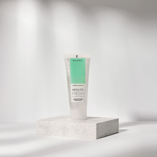 Лубрикант с охлаждающим эффектом Mixgliss Fresh Pepper Mint - 70 мл. фото 3