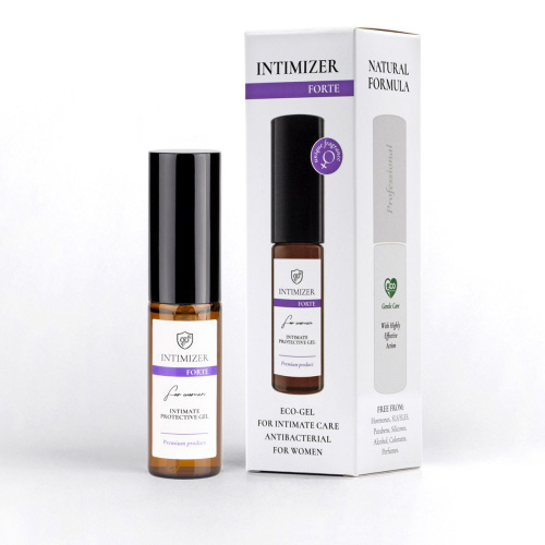 Женский антибактериальный эко-гель для интимного ухода Intimizer Forte - 20 мл. фото 2 Женский антибактериальный эко-гель для интимного ухода Intimizer Forte - 20 мл. фото 2